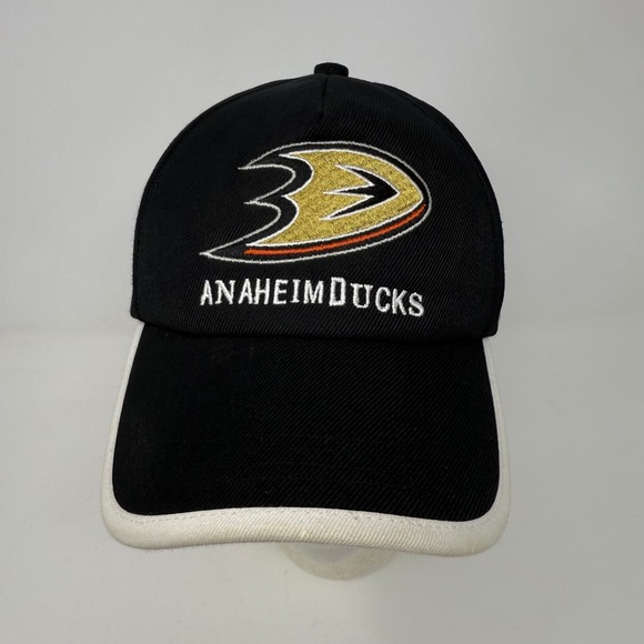 Sixth Man Promotions Other - SGA Anaheim Ducks Baseball Cap‎ Black Gold White Embroidered Strapback OSFM